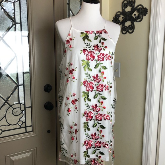 Aluna Levi Dresses & Skirts - Embroidered Floral dress - NWT Size Small